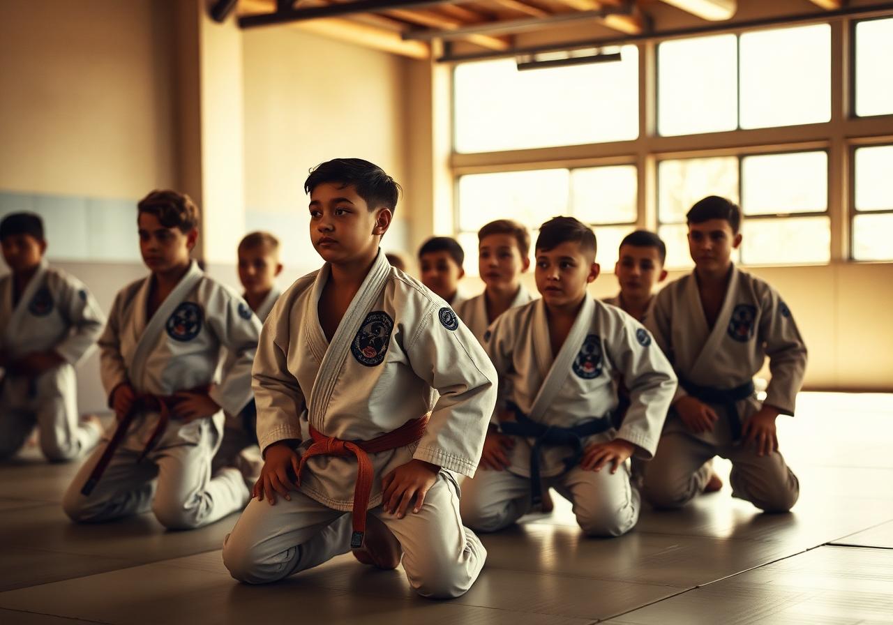 Aula de Jiu-Jitsu da AGNEP